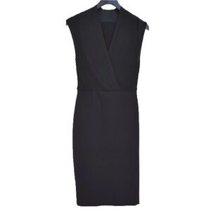 Stella McCartney Black Dress with Crossover at Bust